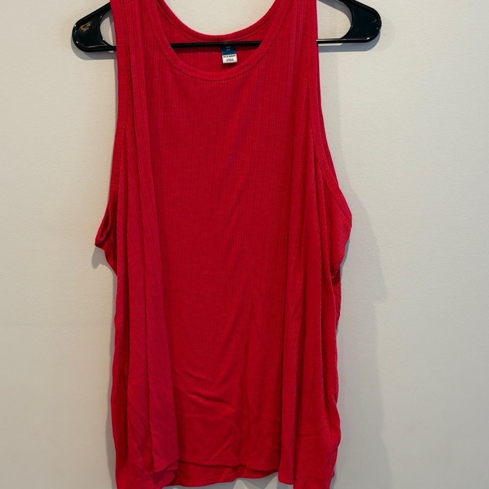 Old Navy Vibrant Red Tank Top